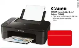 The Good Guys Canon PIXMA Home Inkjet 3-in-1 Printer TS3660 offer