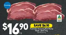 Drakes Australian Economy Beef Rump Steak offer