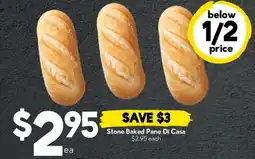 Drakes Stone Baked Pane Di Casa offer