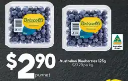 Drakes Driscoll's Blueberries offer