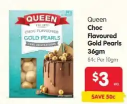 Spar Queen Choc Flavoured Gold Pearls offer