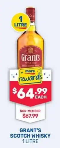 SipnSave Grant's Scotch Whisky offer