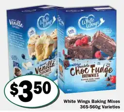 Friendly Grocer White Wings Baking Mixes Varieties offer
