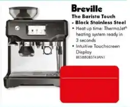 The Good Guys Breville The Barista Touch - Black Stainless Steel offer