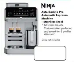 The Good Guys Ninja Auto Barista Pro Automatic Espresso Machine - Stainless Steel offer