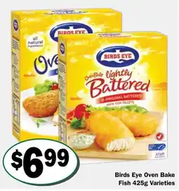 Friendly Grocer Birds Eye Oven Bake Fish Varieties offer