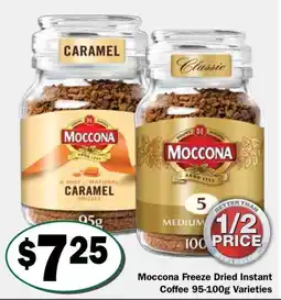 Friendly Grocer Moccona Freeze Dried Instant Coffee Varieties offer