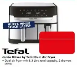 The Good Guys Jamie Oliver by Tefal Dual Air Fryer offer