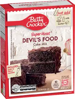IGA Betty Crocker Super Moist Baking Mix Selected Varieties offer