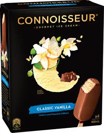 Connoissuer Gourmet Ice Cream Selected Varieties