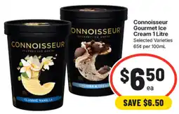 IGA Connoisseur Gourmet Ice Cream offer
