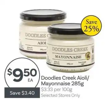 Doodles Creek Aioli/Mayonnaise