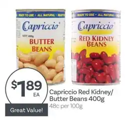 IGA Capriccio Red Kidney/Butter Beans offer