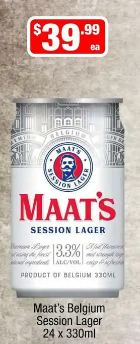 Maat's Belgium Session Lager