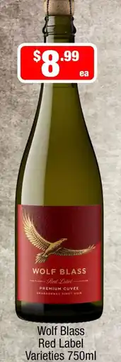 Liquor Stax Wolf Blass Red Label Varieties offer