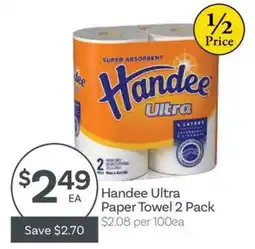 IGA Handee Ultra Paper Towel offer