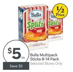 IGA Bulla Multipack Sticks offer
