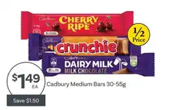 IGA Cadbury Medium Bars offer