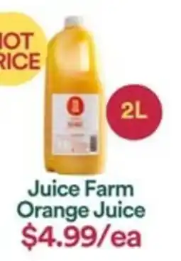 WHOLEFARMS Juice Farm Orange Juice offer