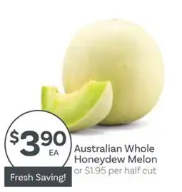 IGA Australian Whole Honeydew Melon offer