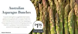 IGA Australian Asparagus Bunches offer