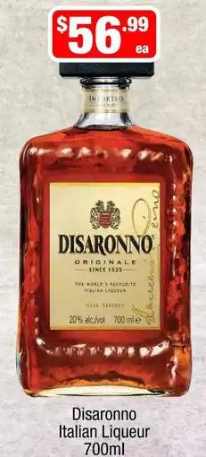 Liquor Stax Disaronno Italian Liqueur offer