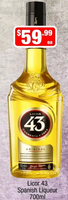 Licor 43 Spanish Liqueur