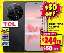 JB Hi-Fi TCL 60 NXTPAPER offer