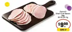 CORNETTS Zammit Short Cut Bacon offer