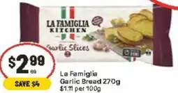 CORNETTS La Famiglia Garlic Bread offer