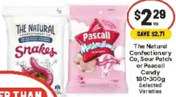CORNETTS The Natural Confectionery Co, Sour Patch or Pascall Candy offer