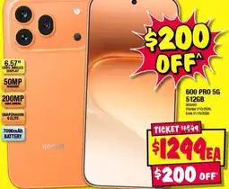 JB Hi-Fi Honor 600 Pro 5G offer