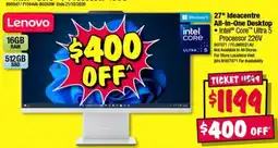 JB Hi-Fi Lenovo 27" Ideacentre All-In-One Desktop offer