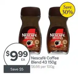 IGA Nescafe Coffee Blend 43 offer