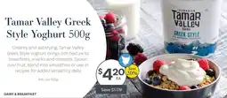 IGA Tamar Valley Greek Style Yoghurt offer