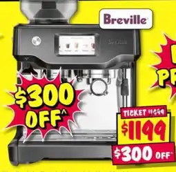 JB Hi-Fi Breville coffee machine offer