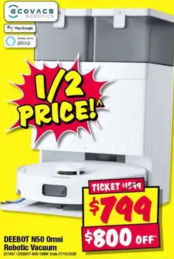 JB Hi-Fi Ecovacs Robotic Vacuum offer