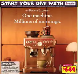 JB Hi-Fi The Barista Express Manual Coffee Machine (Stainless Steel) offer