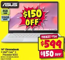 JB Hi-Fi Asus 14" Chromebook offer