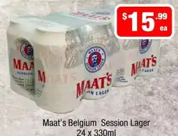 Liquor Stax Maat's Belgium Session Lager offer