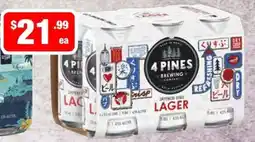 Liquor Stax 4 Pines Lager offer