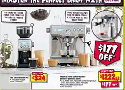 JB Hi-Fi The Dual Boiler Coffee Machine (Brushed Stainless Steel) offer