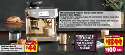 JB Hi-Fi The Barista Touch Impress Manual Coffee Machine (Stainless Steel & Brass) offer