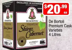 Liquor Stax De Bortoli Premium Shiraz Cabernet Varieties offer