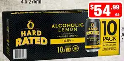 Liquor Stax Hard Rated Alcoholic Lemon offer
