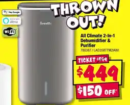 JB Hi-Fi Breville All Climate 2-In-1 Dehumidifier & Purifier offer