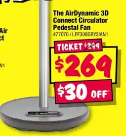 JB Hi-Fi The AirDynamic 3D Connect Circulator Pedestal Fan offer