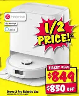 JB Hi-Fi Qrevo 2 Pro Robotic Vac offer