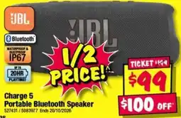 JB Hi-Fi JBL Charge 5 Portable Bluetooth Speaker offer