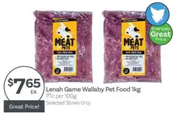 IGA Meat Pets Lenah Game Wallaby Pet Food offer